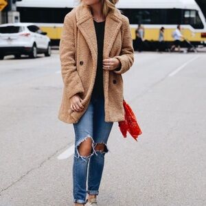 Kensie Teddy Coat size large